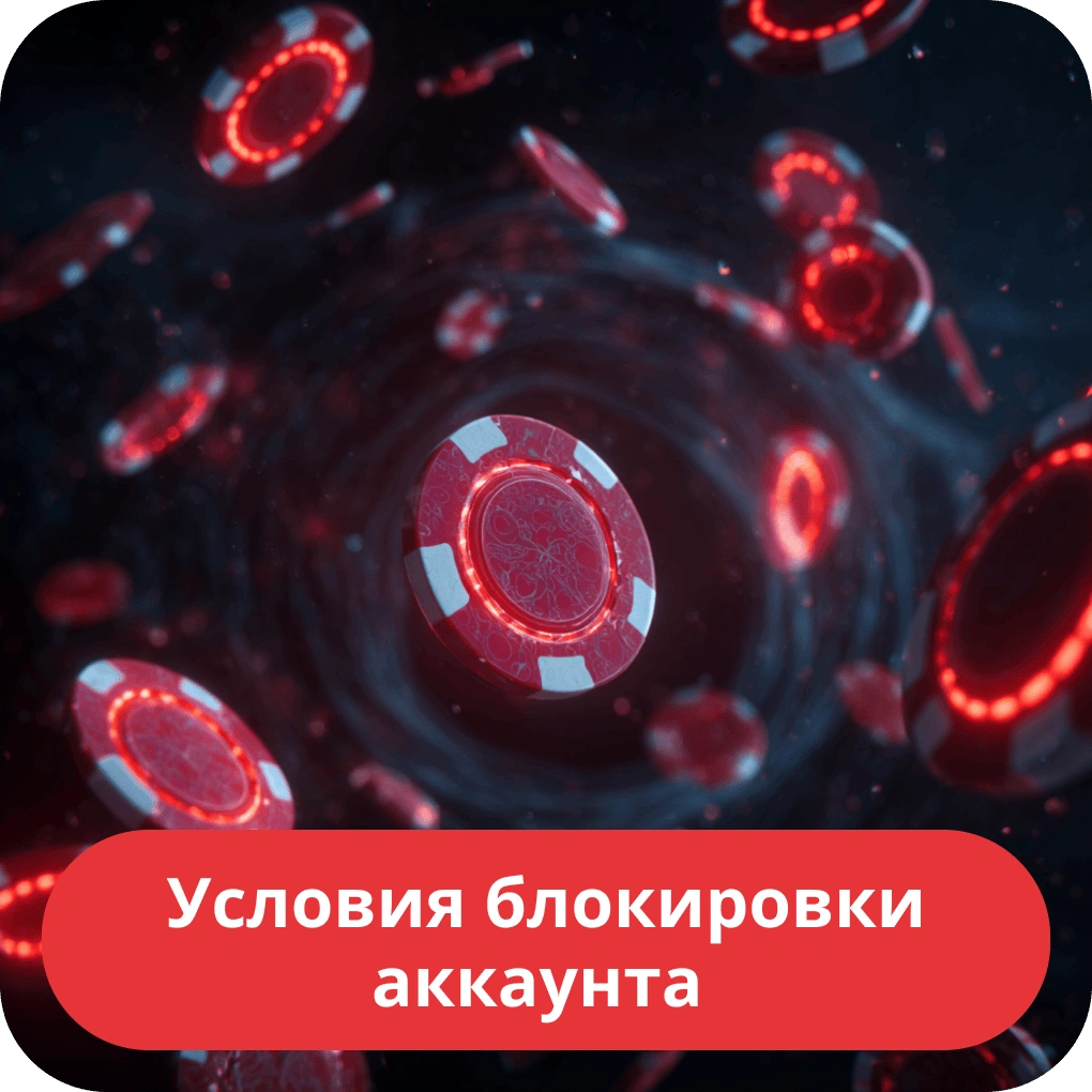 Условия блокировки и удаления аккаунтов